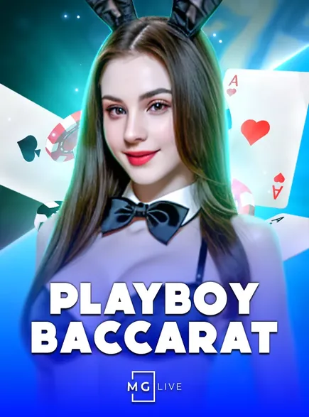 ภาพปกโต๊ะสด Playboy Baccarat ของ MG Live