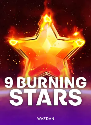 โปสเตอร์เกม 9 Burning Stars ของ Wazdan